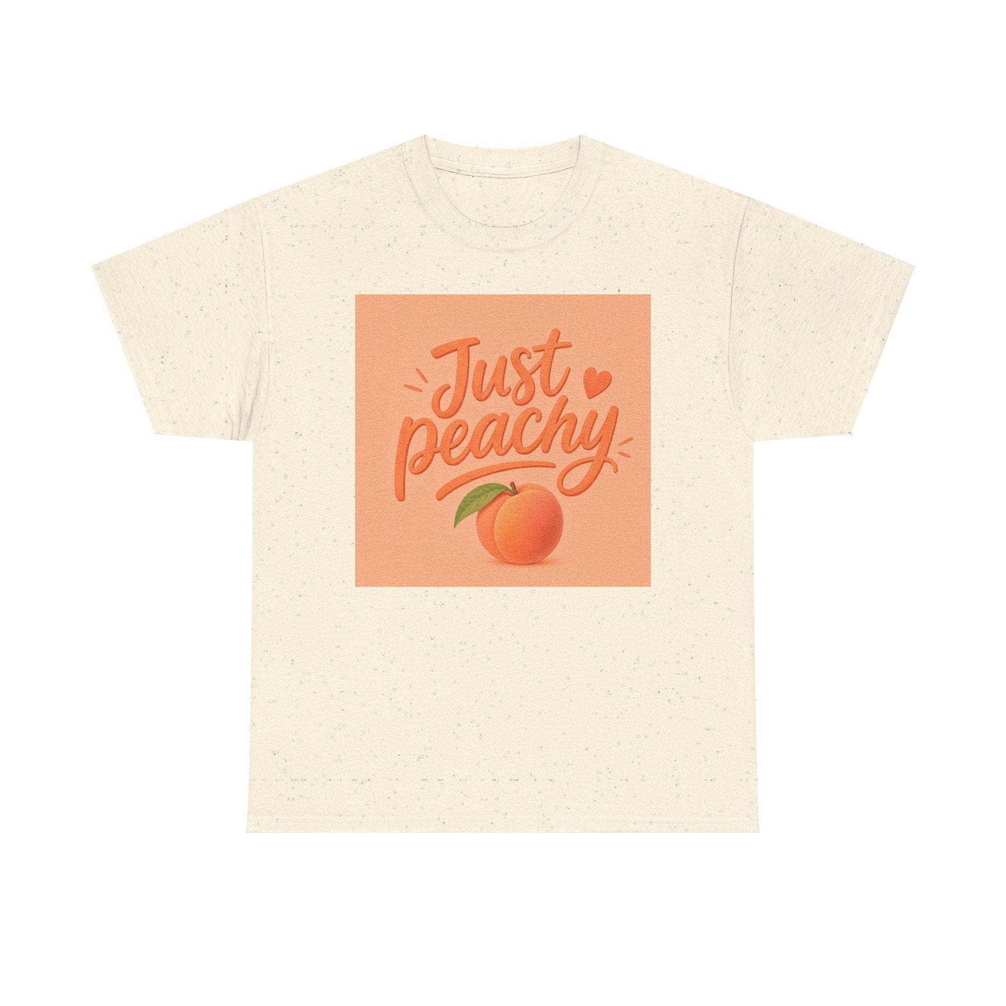 Just Peachy T‑Shirt – Retro Peach Graphic Tee