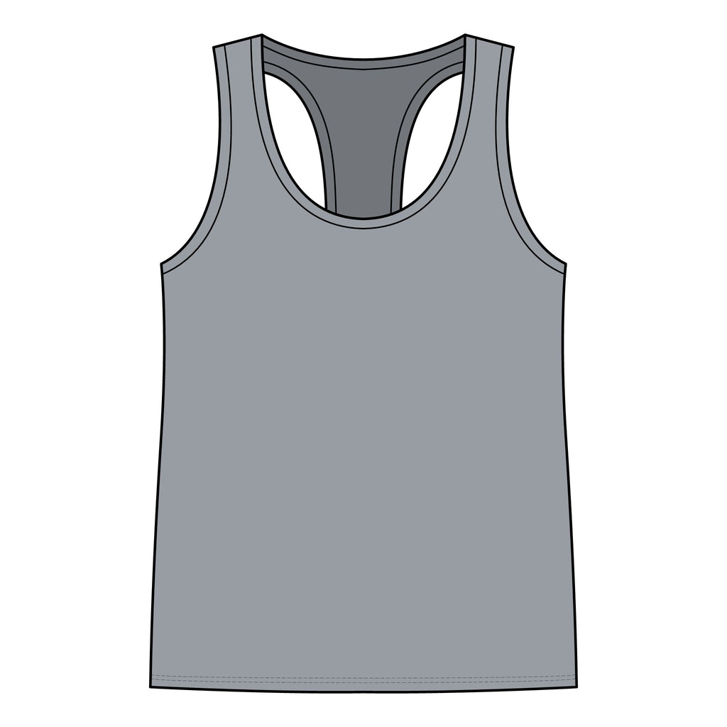 Racerback Tank – "Respectfully, I don’t give a shit" Graphic