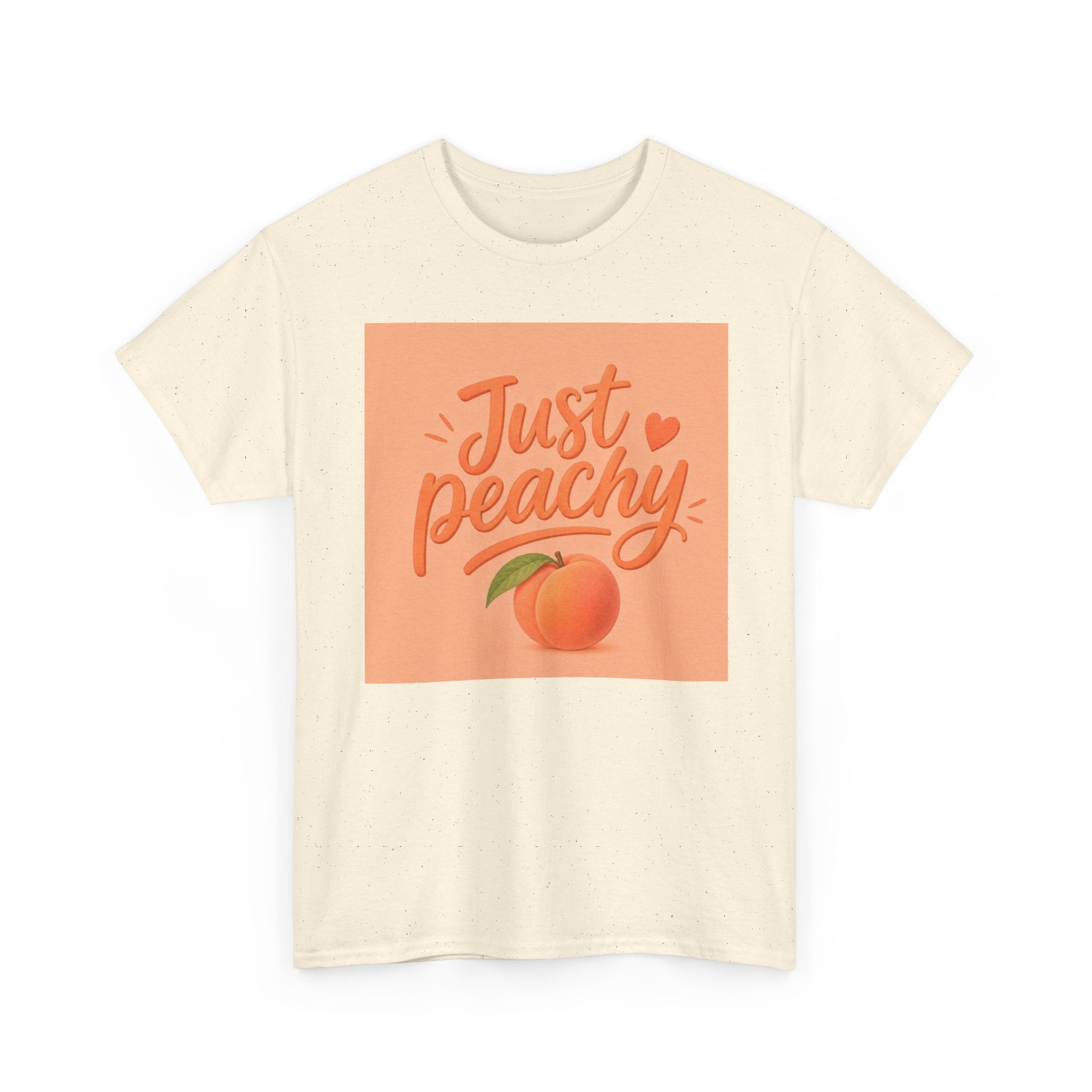 Just Peachy T-Shirt — Cute Peach Graphic Tee