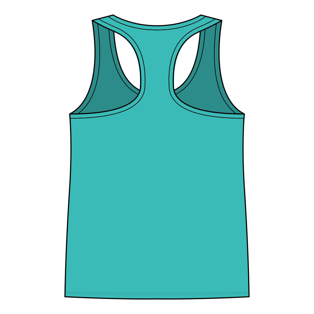 Racerback Tank – "Respectfully, I don’t give a shit" Graphic