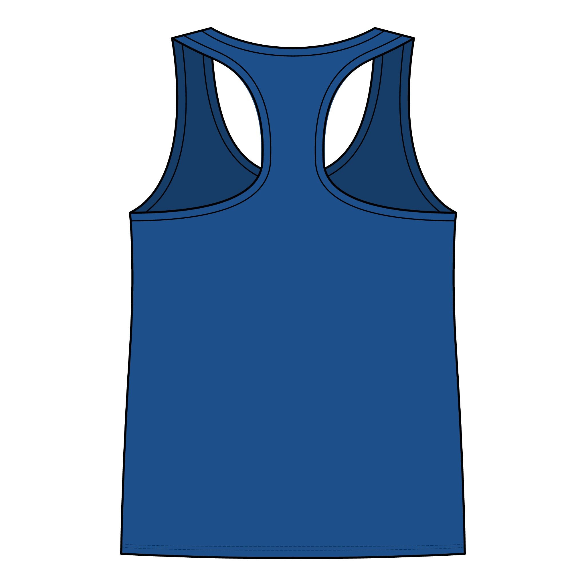 Racerback Tank – "Respectfully, I don’t give a shit" Graphic
