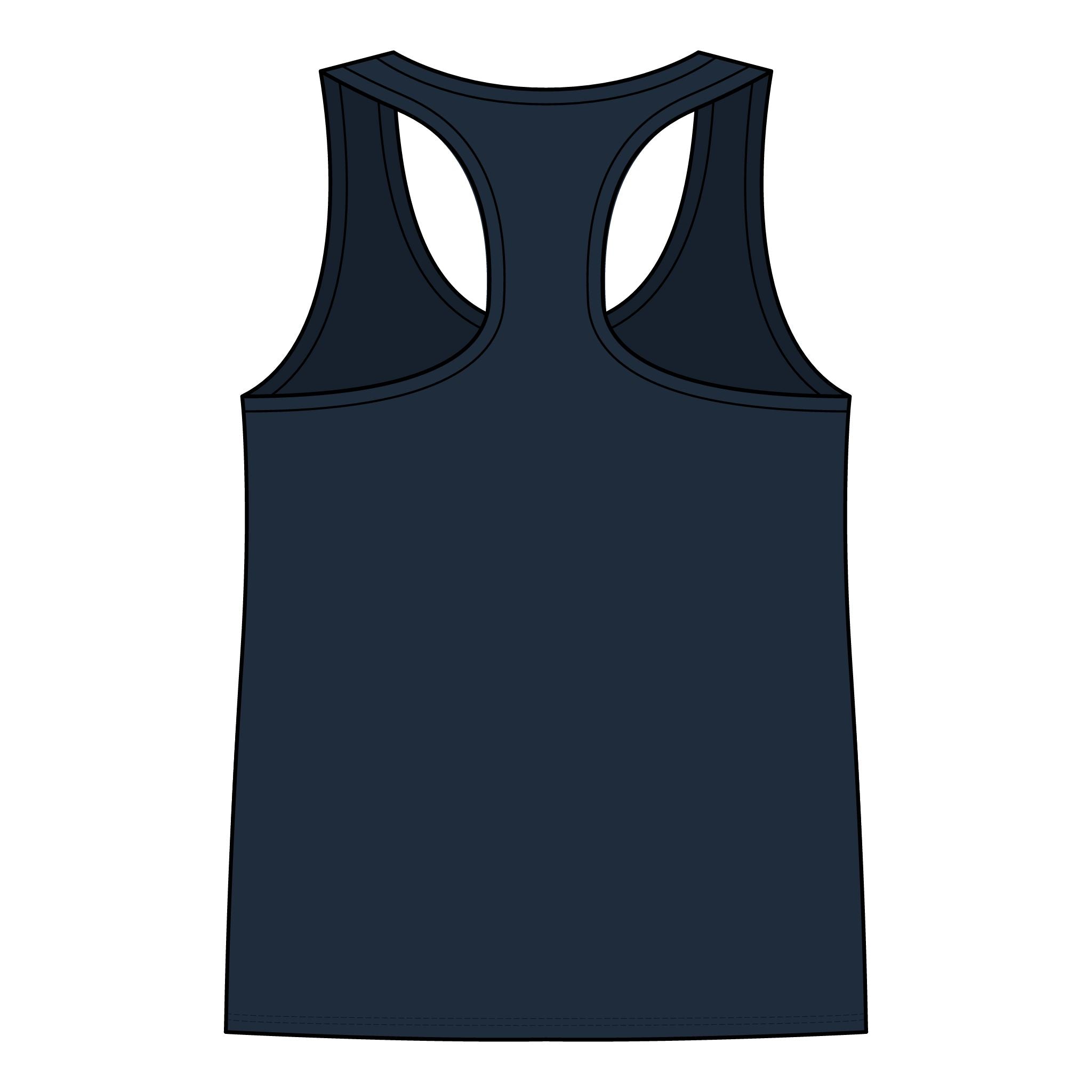 Racerback Tank – "Respectfully, I don’t give a shit" Graphic