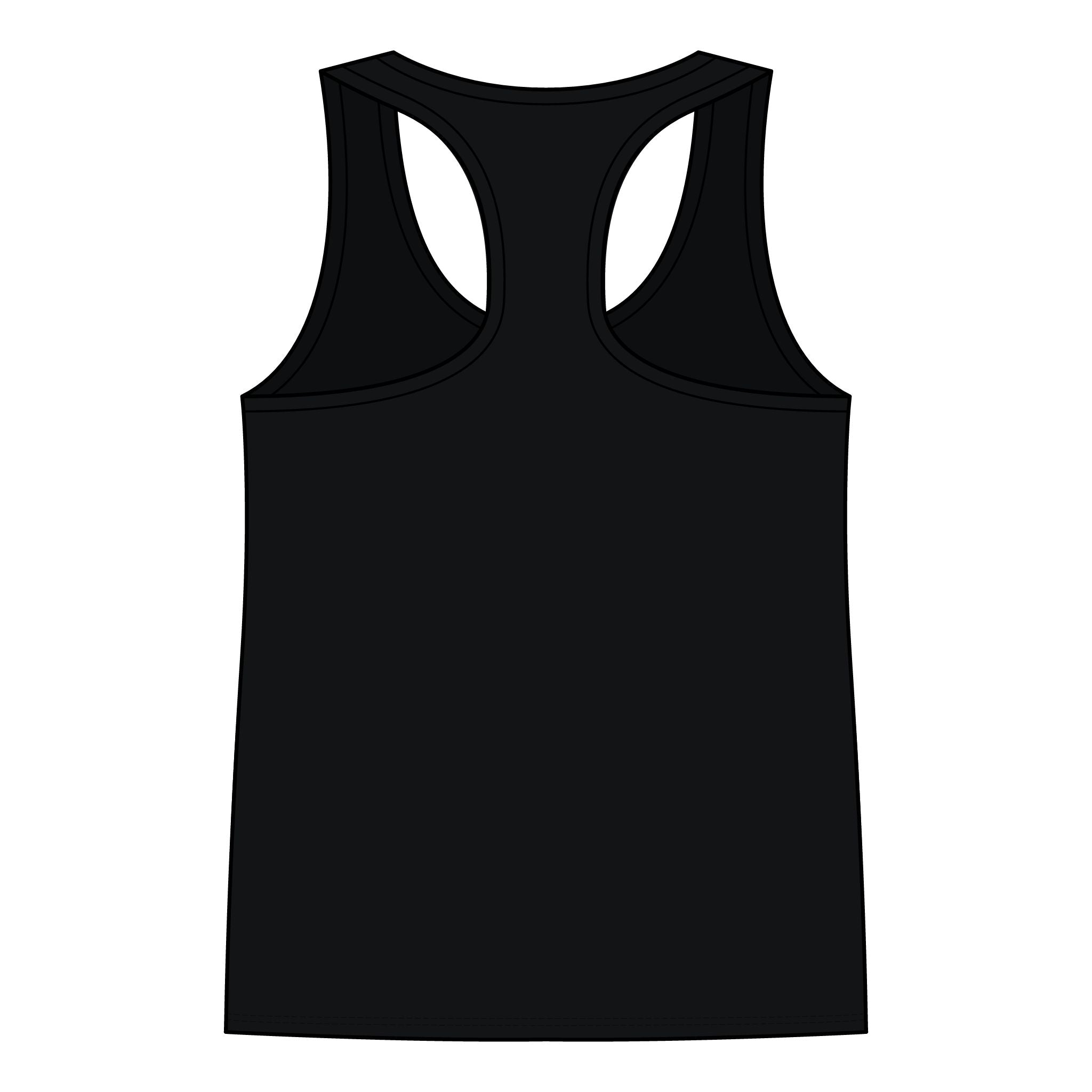 Racerback Tank – "Respectfully, I don’t give a shit" Graphic