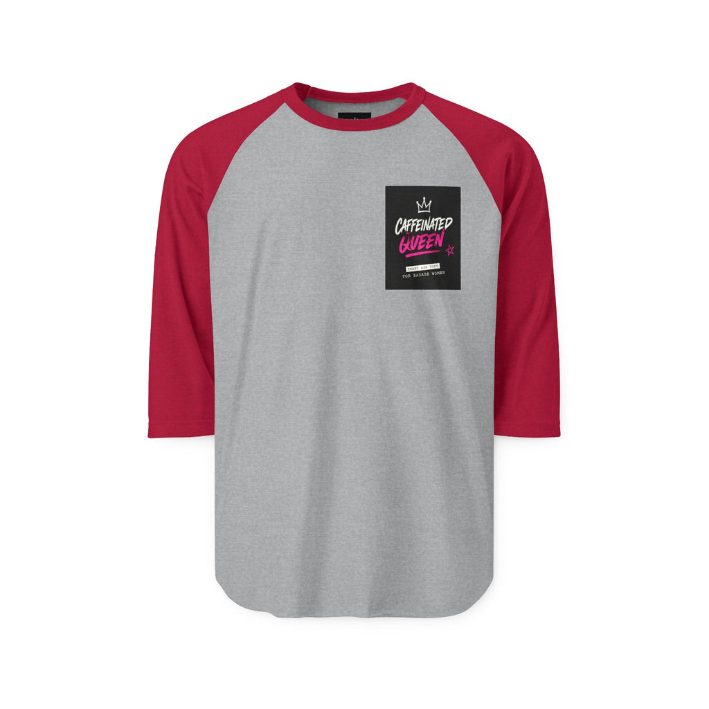 Raglan Shirt — Strongbody Queen Mom Graphic Three-Quarter Sleeve