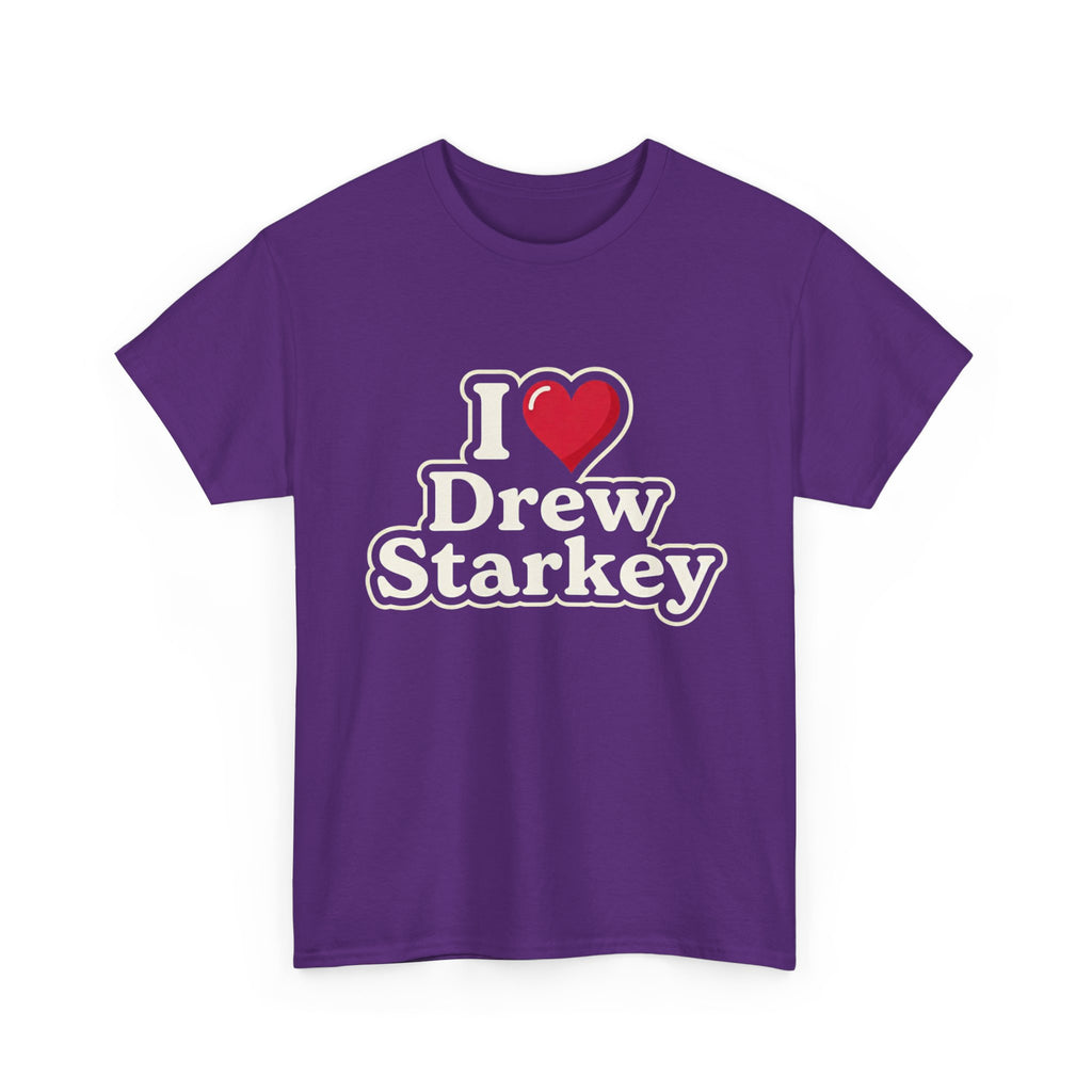 I  Drew Starkey T-Shirt — Fan Tee for Fans of Actor Drew Starkey