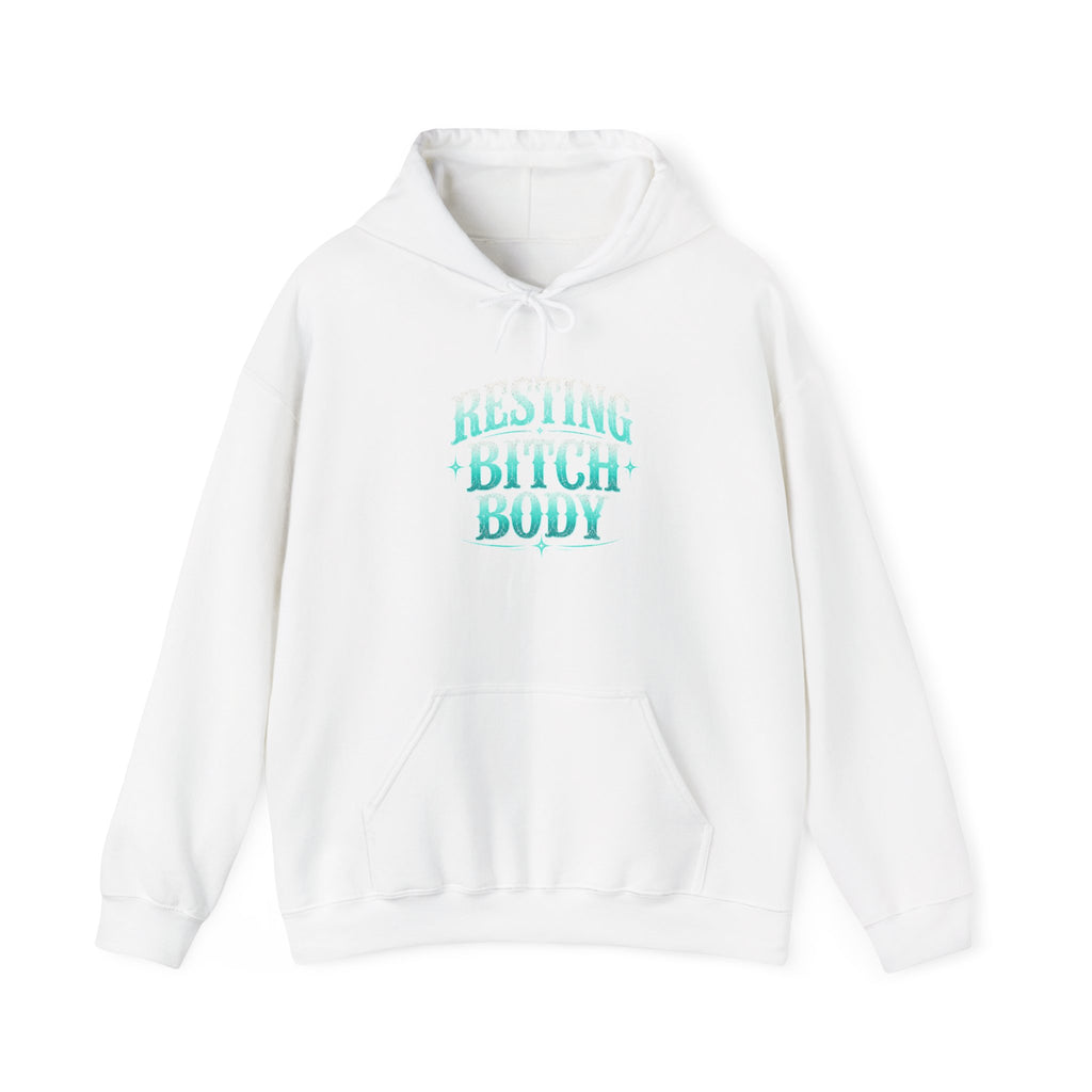 Resting Bitchy Buddy Hoodie — Funny Retro Pastel Graphic Sweatshirt