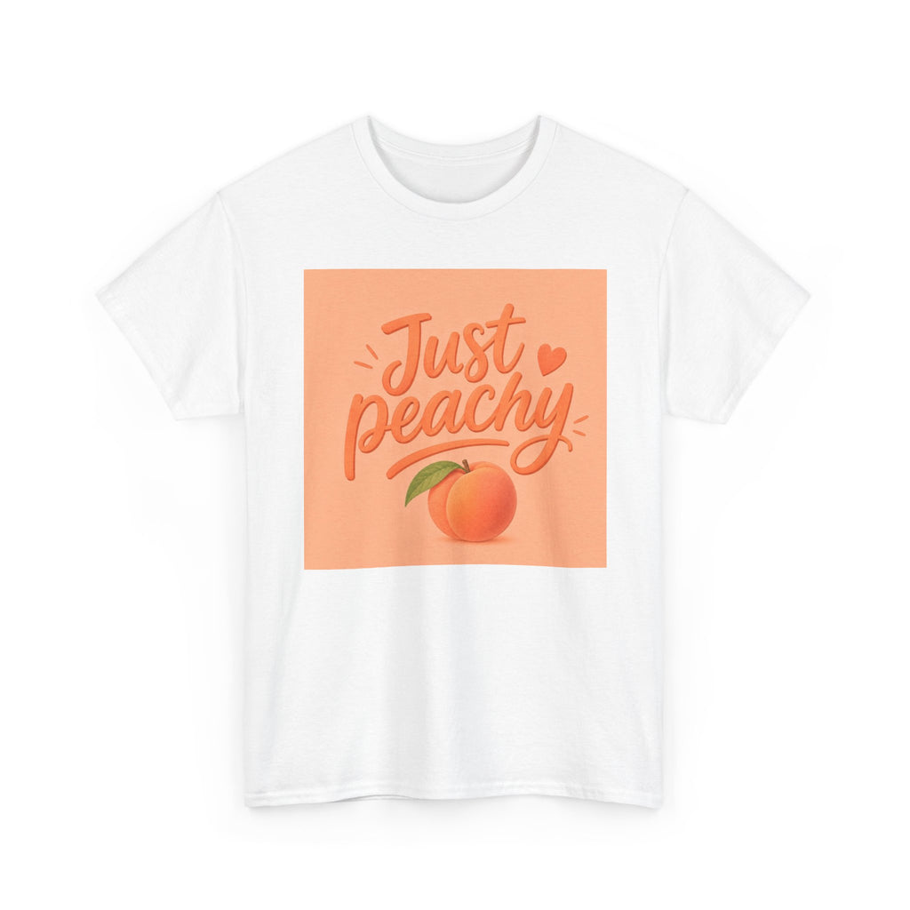 Just Peachy T‑Shirt – Retro Peach Graphic Tee
