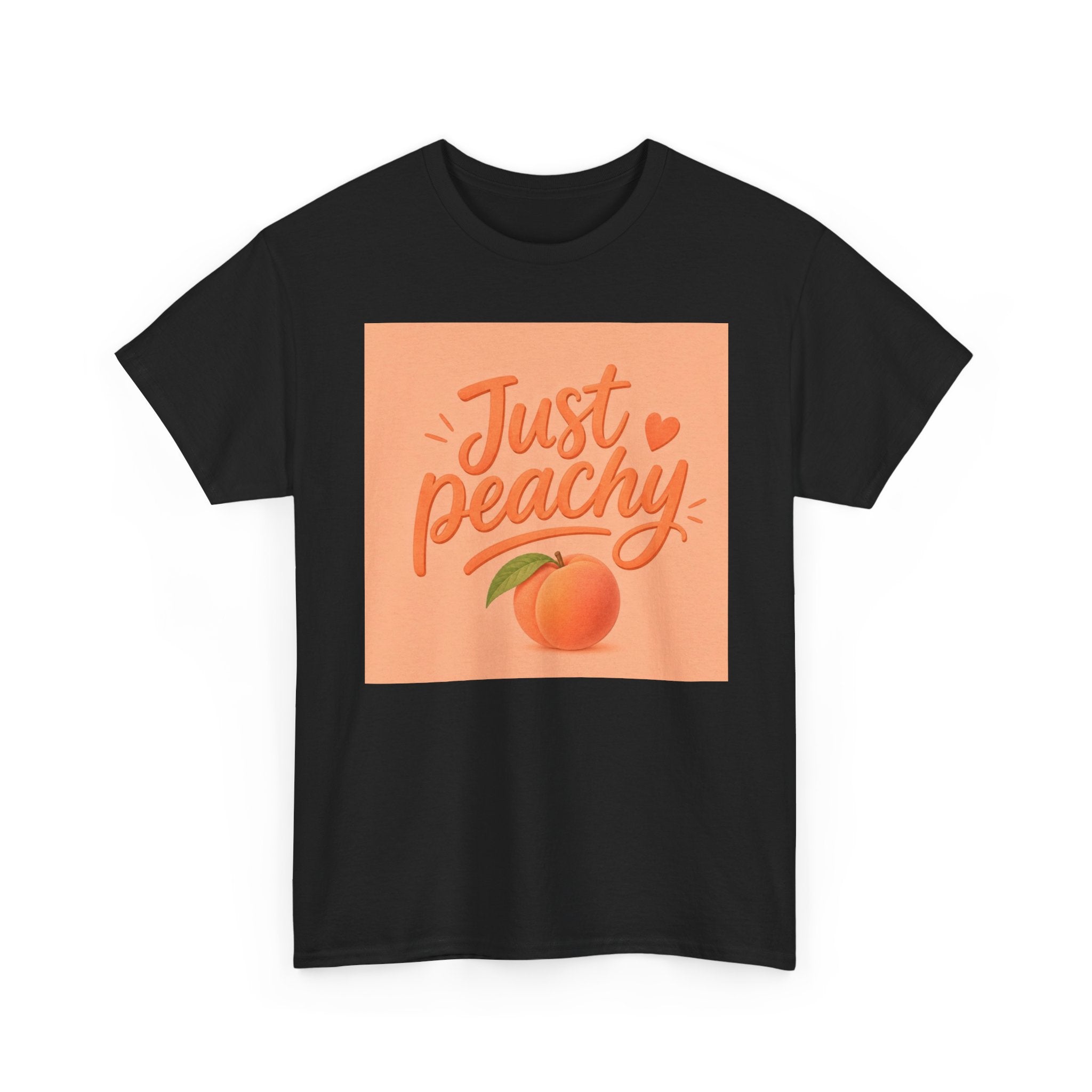 Just Peachy T‑Shirt – Retro Peach Graphic Tee