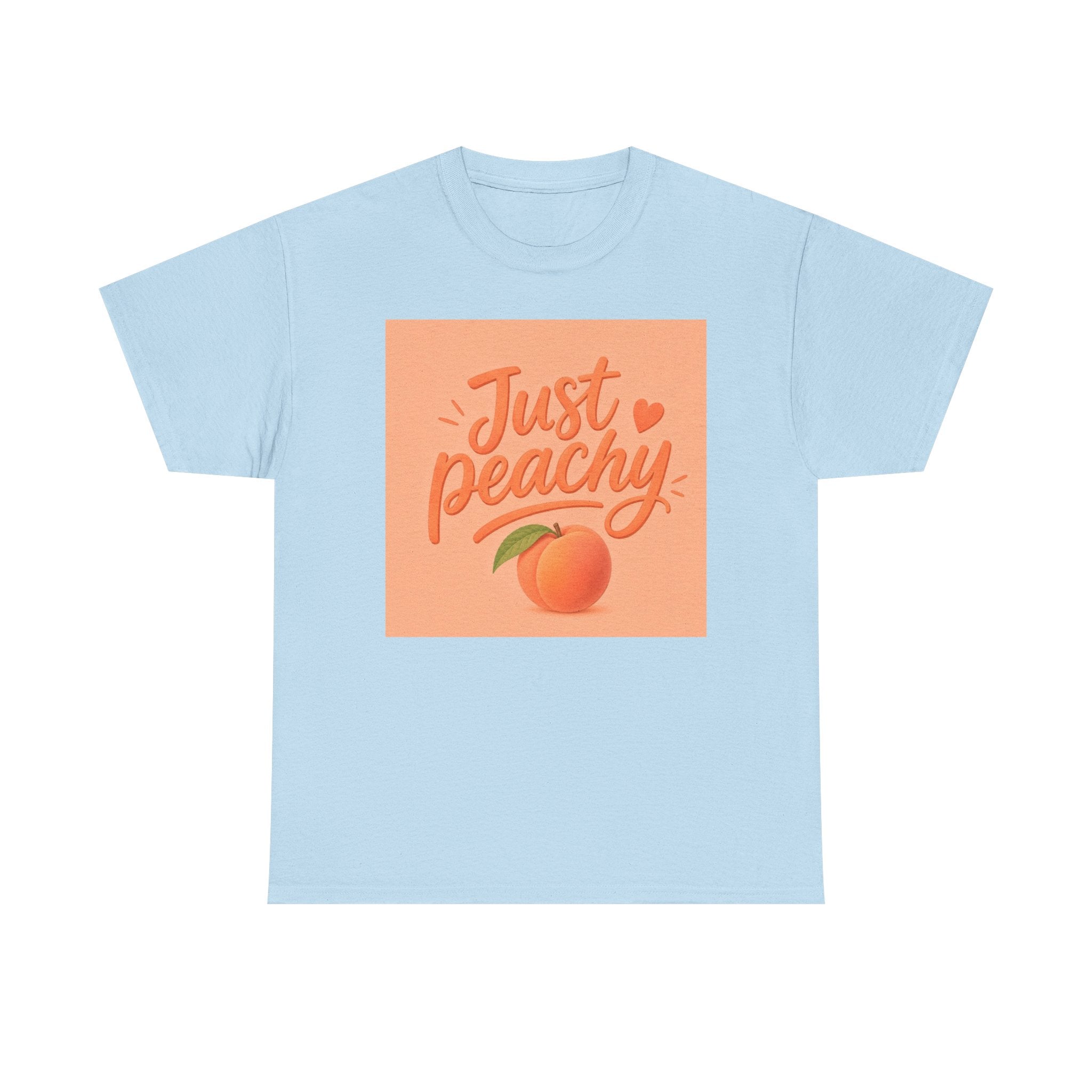 Just Peachy T-Shirt — Cute Peach Graphic Tee