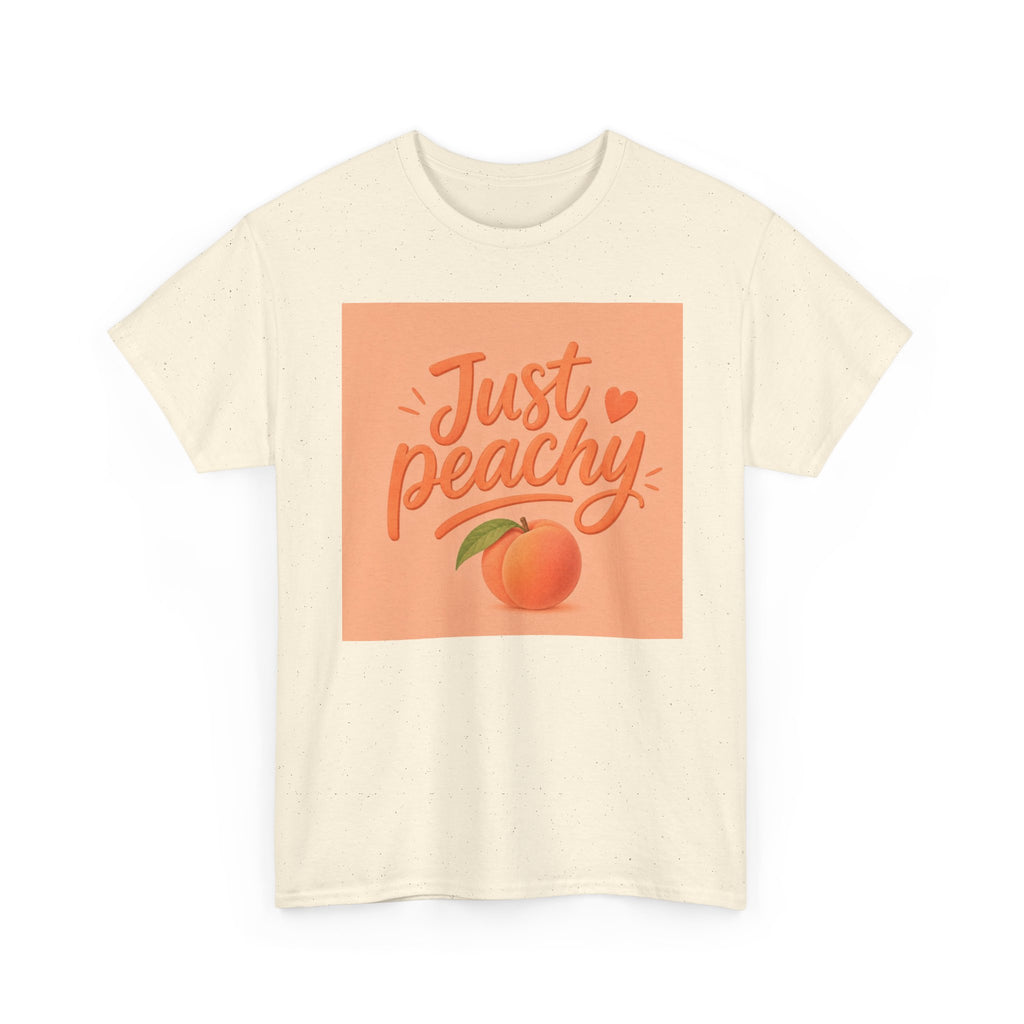Just Peachy T‑Shirt – Retro Peach Graphic Tee