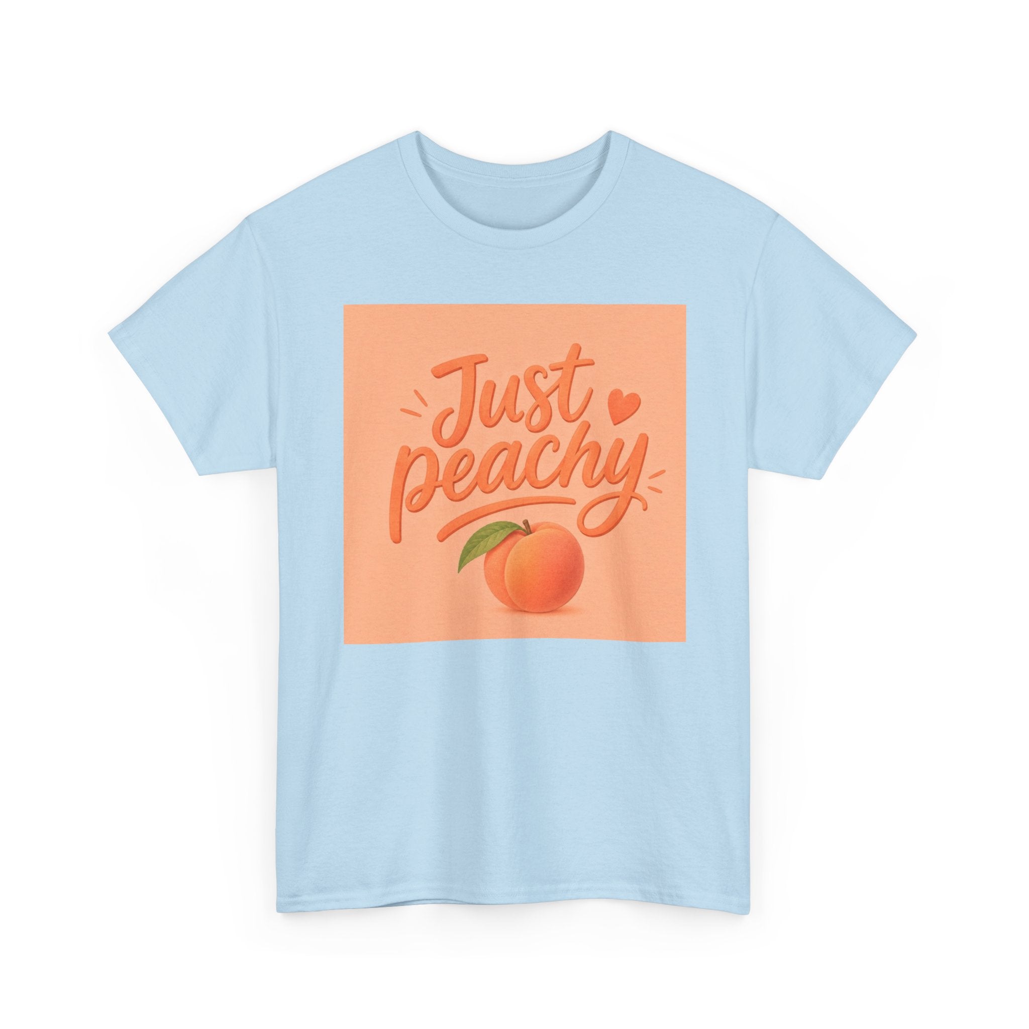 Just Peachy T-Shirt — Cute Peach Graphic Tee