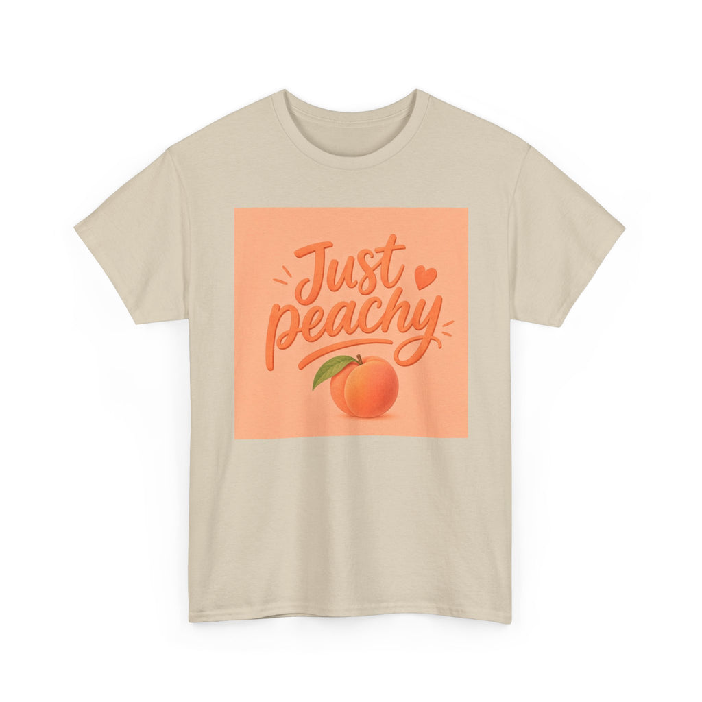 Just Peachy T‑Shirt – Retro Peach Graphic Tee