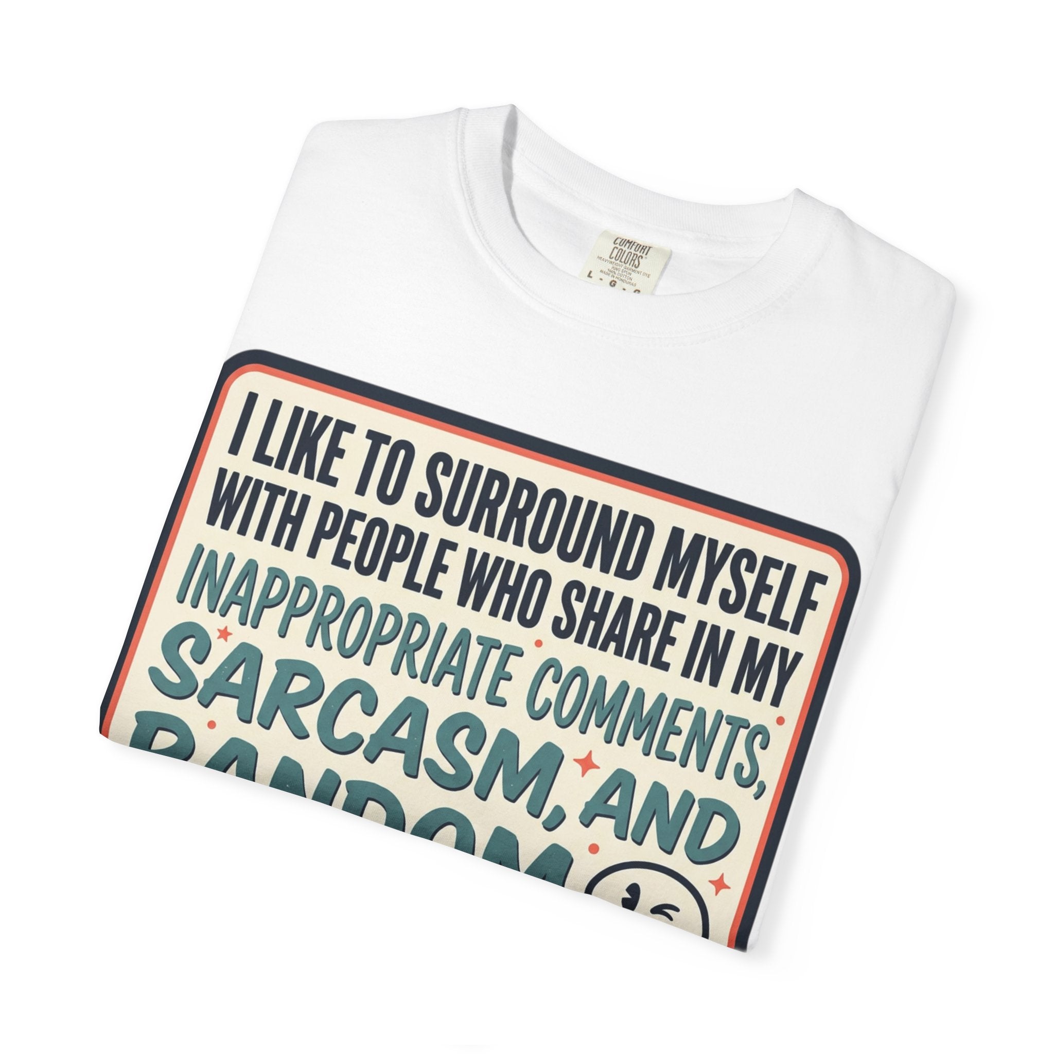 Sarcasm and Random Shenanigans T-shirt | Funny Quote Tee