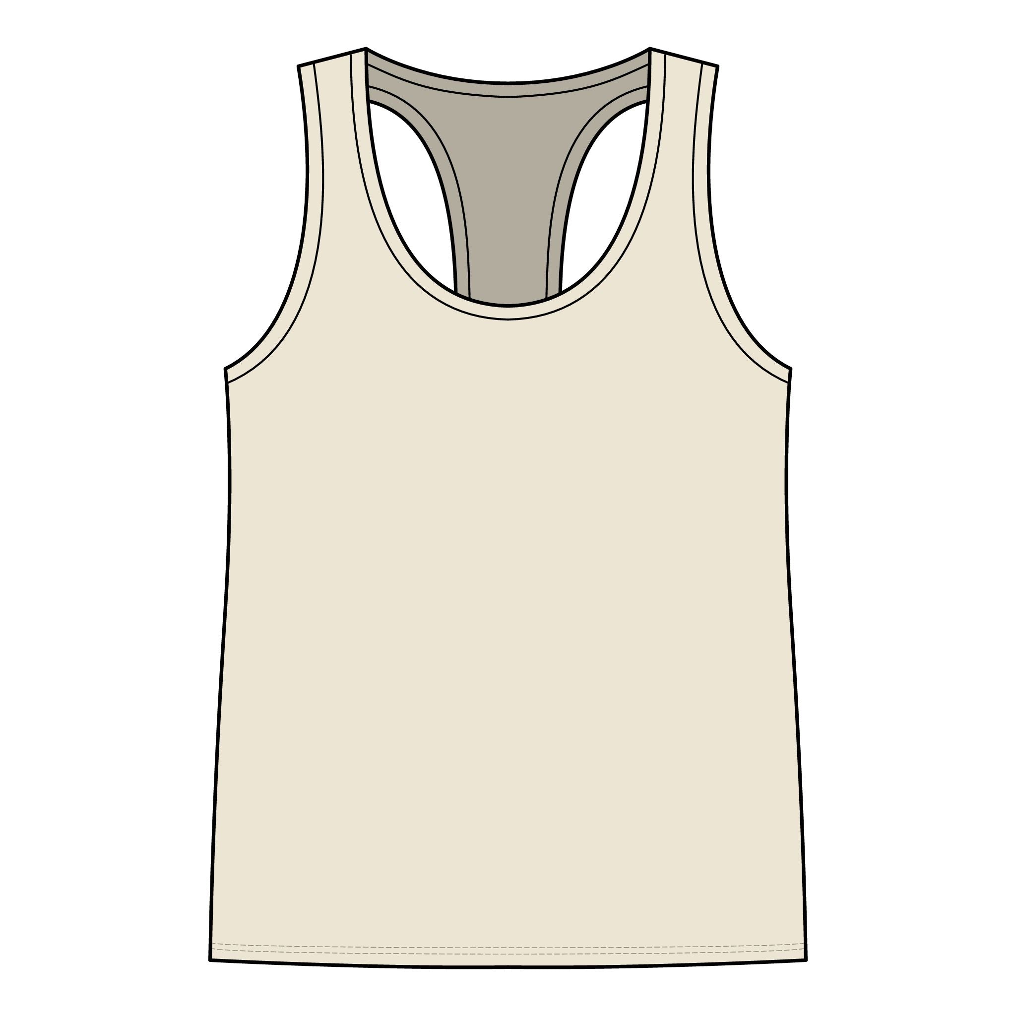 Just Peachy Racerback Tank Top – Cute Peach Graphic Women’s Summer Tank