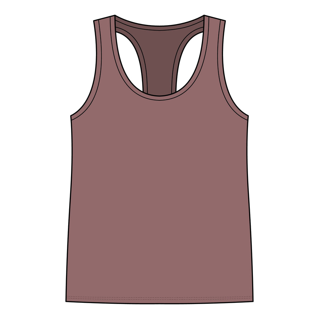 Racerback Tank – "Respectfully, I don’t give a shit" Graphic