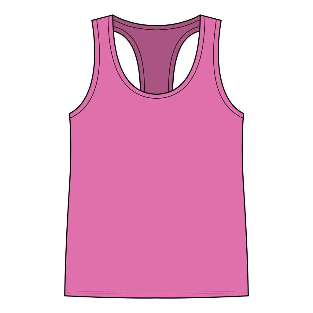 Racerback Tank – "Respectfully, I don’t give a shit" Graphic