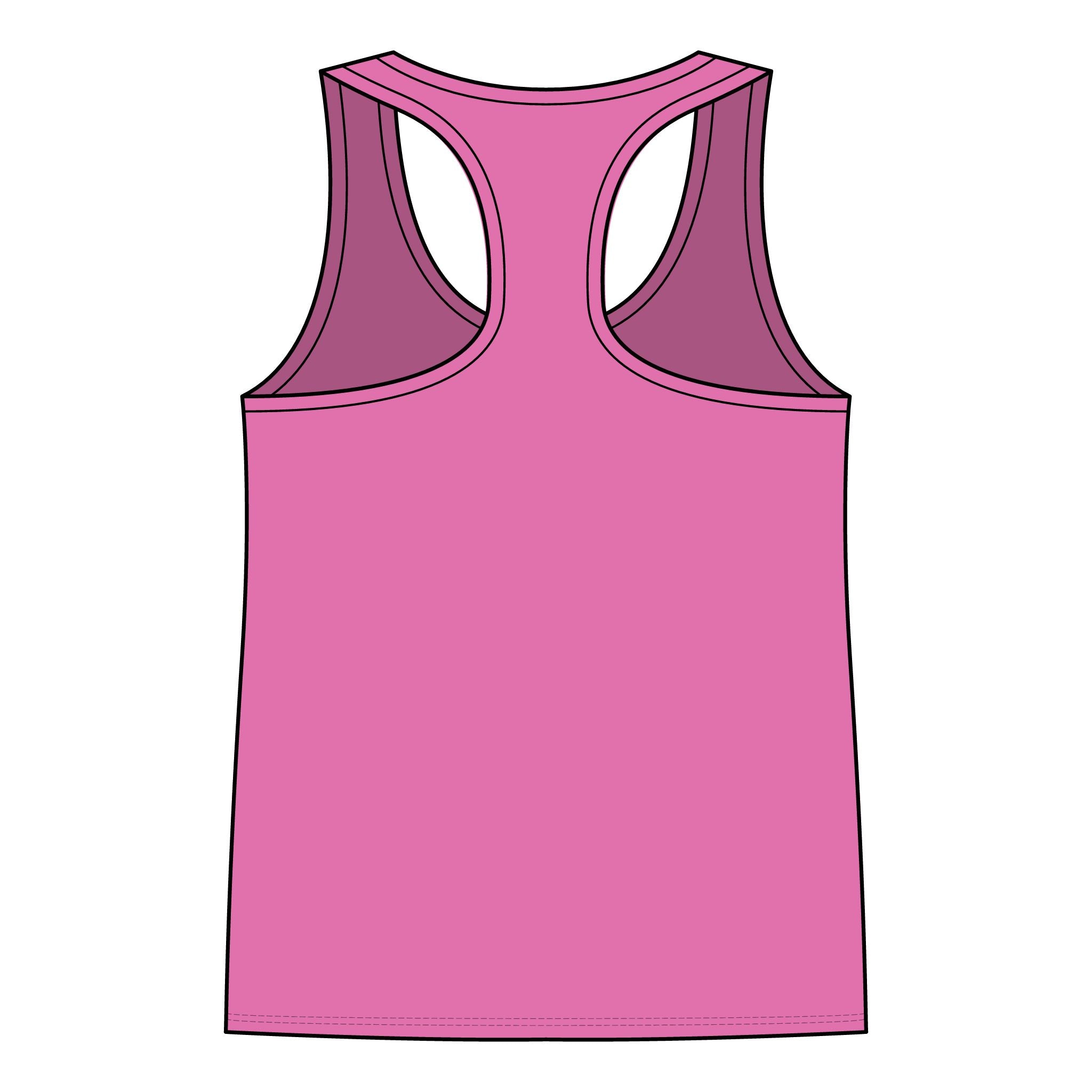 Chin Up Tits Out Onward Racerback Tank — Funny Motivational Women's Tank Top