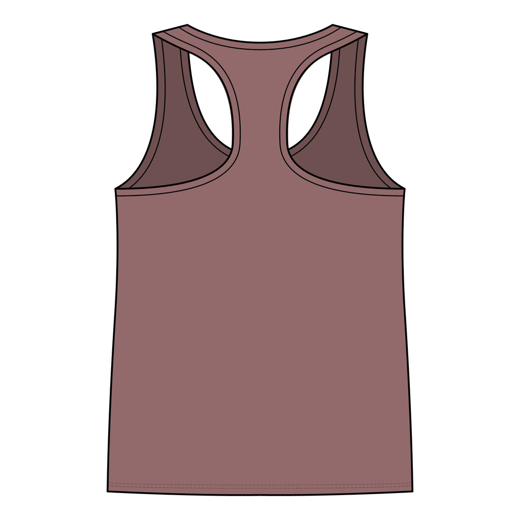 Chin Up Tits Out Onward Racerback Tank — Funny Motivational Women's Tank Top