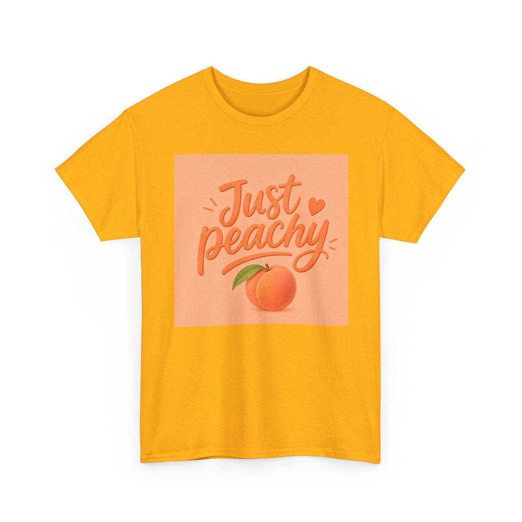 Just Peachy T‑Shirt – Retro Peach Graphic Tee