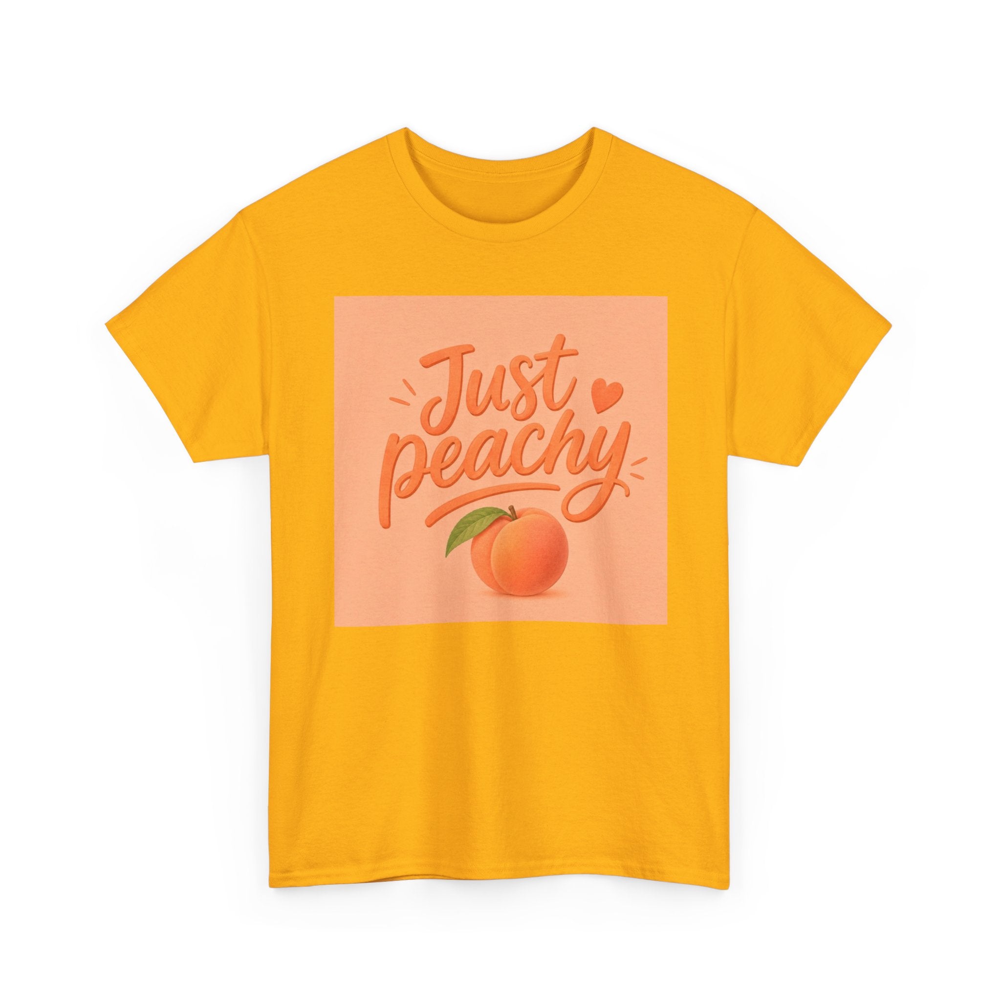Just Peachy T‑Shirt – Retro Peach Graphic Tee