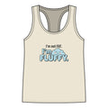 Fluffy Cloud Racerback Tank — "I'm Not Fat, I'm Fluffy" Cute Graphic Tank Top