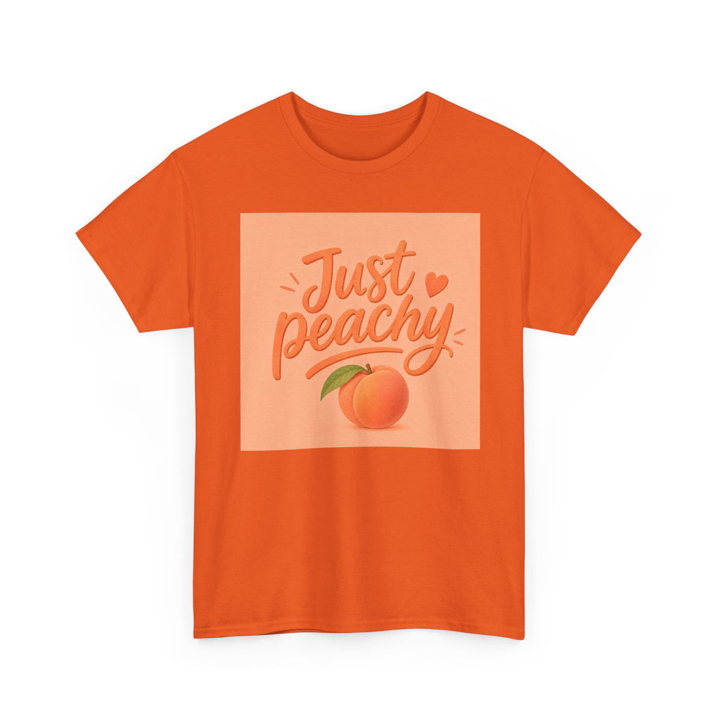 Just Peachy T-Shirt — Cute Peach Graphic Tee