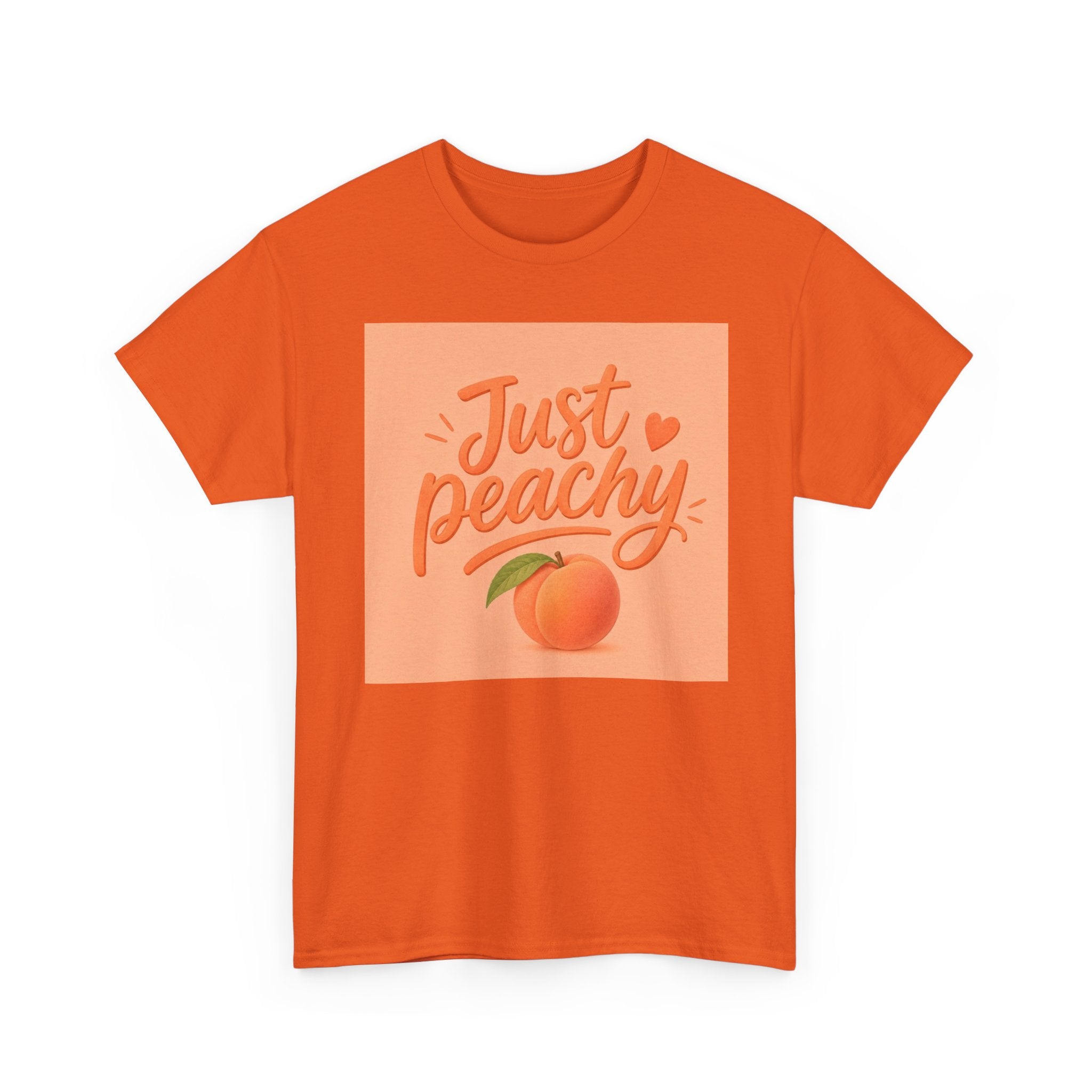 Just Peachy T-Shirt — Cute Peach Graphic Tee