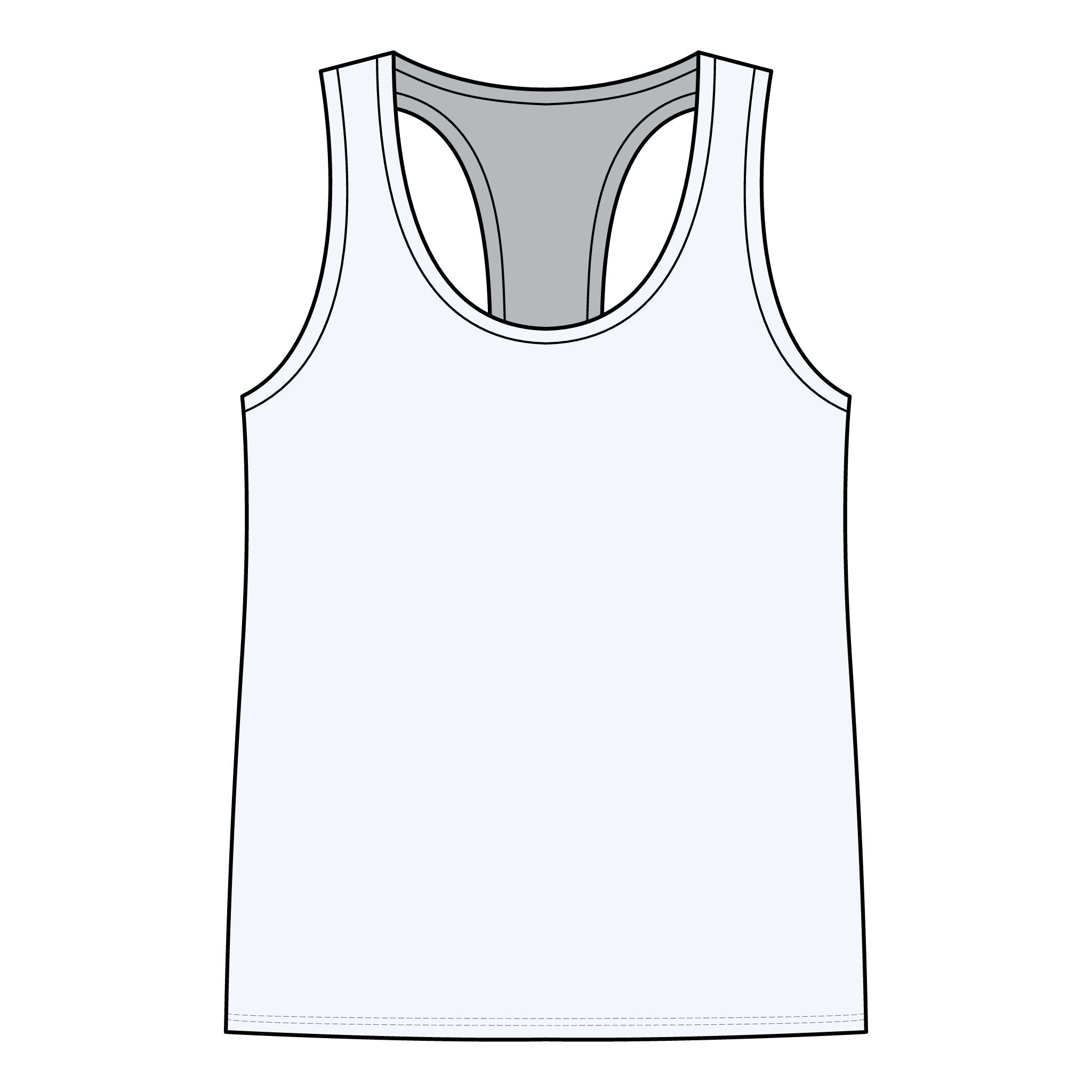 Chin Up Tits Out Onward Racerback Tank — Funny Motivational Women's Tank Top
