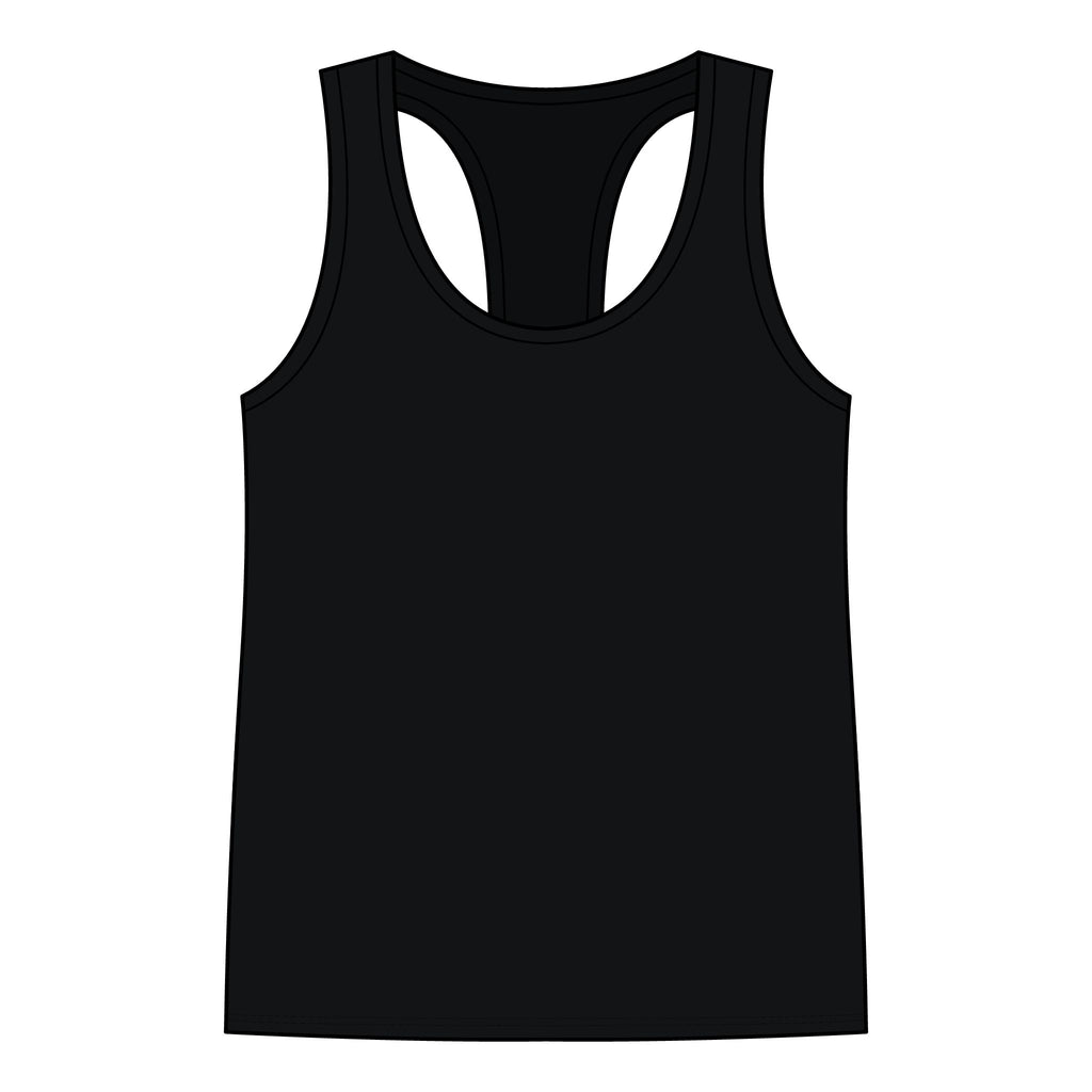 Chin Up Tits Out Onward Racerback Tank — Funny Motivational Women's Tank Top