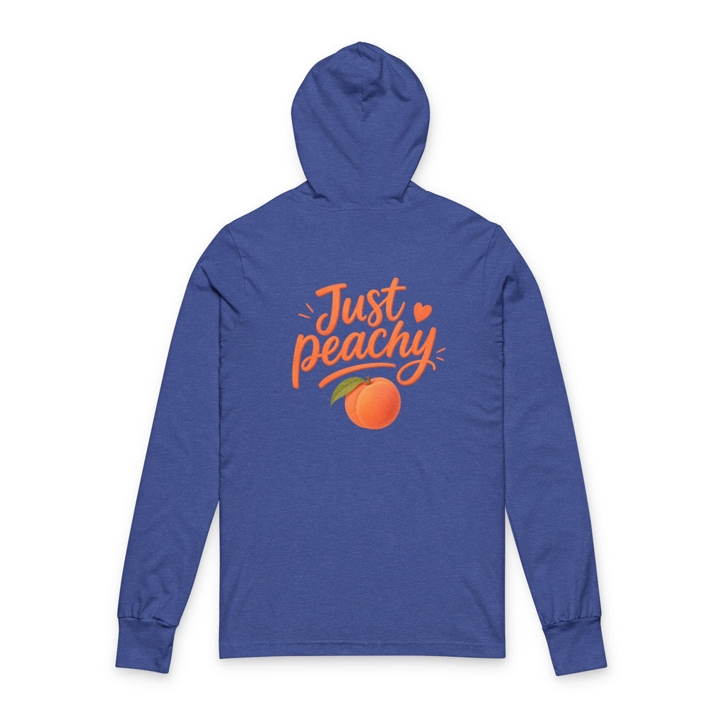 Just Peachy Hooded Long Sleeve Tee
