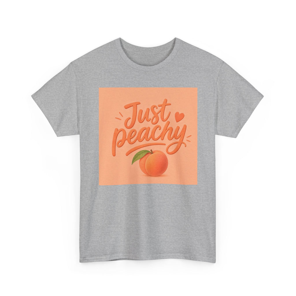 Just Peachy T-Shirt — Cute Peach Graphic Tee