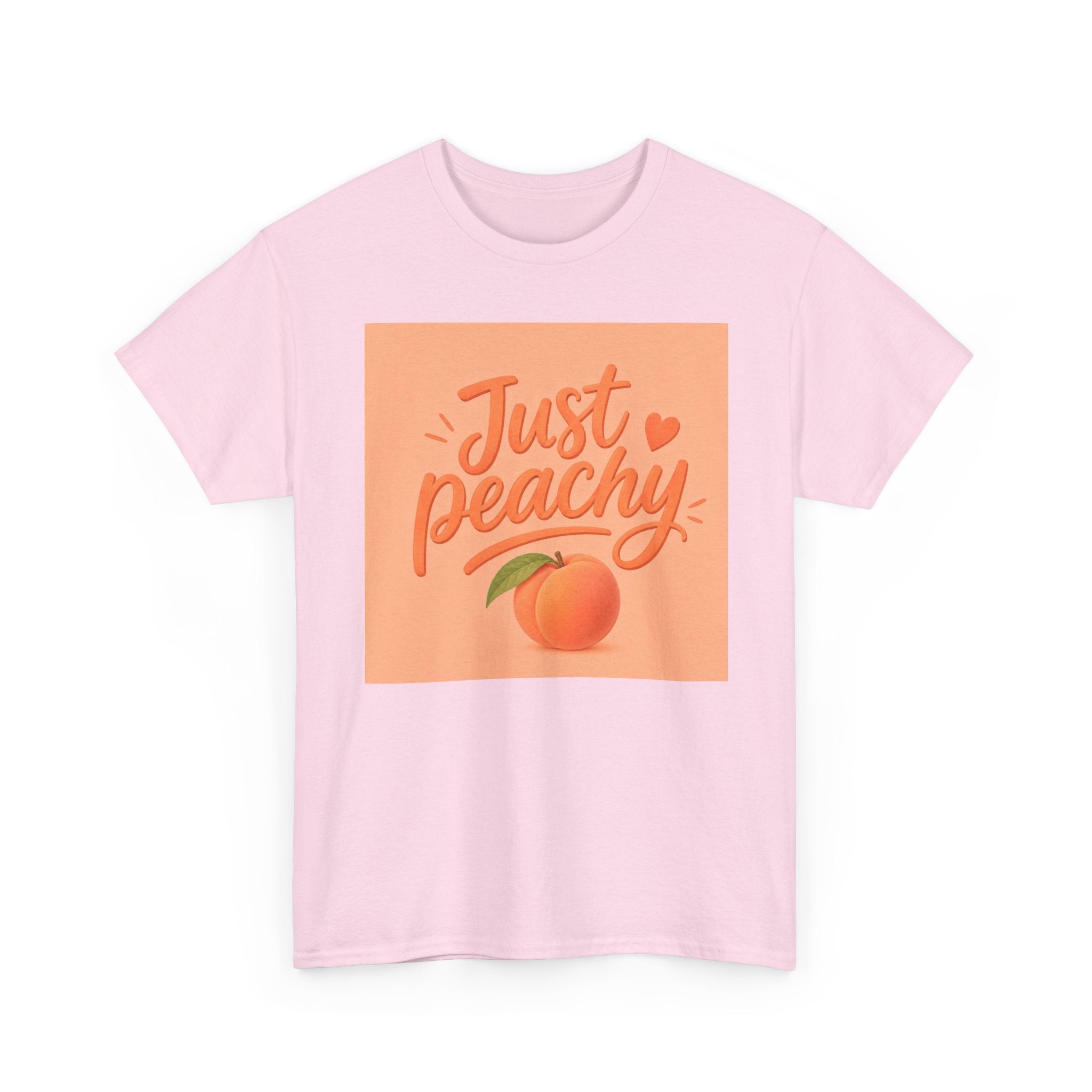 Just Peachy T-Shirt — Cute Peach Graphic Tee
