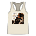Too Glam To Give A Sip Racerback Tank — Glam Queen Graphic Tank Top