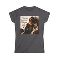 Too Glam to Give a Sip Women's Tee — Glamorous Queen Graphic Shirt