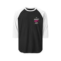 Raglan Shirt — Strongbody Queen Mom Graphic Three-Quarter Sleeve