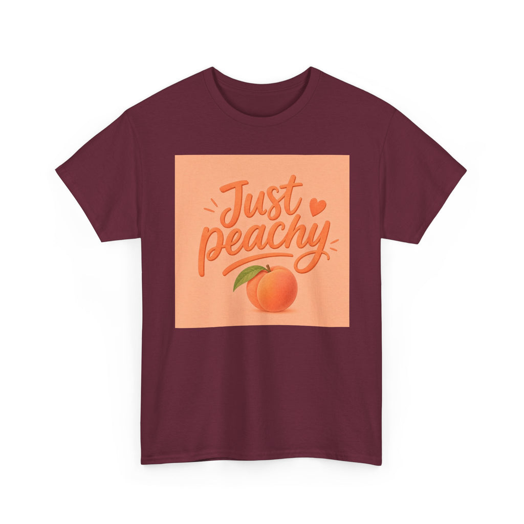 Just Peachy T-Shirt — Cute Peach Graphic Tee
