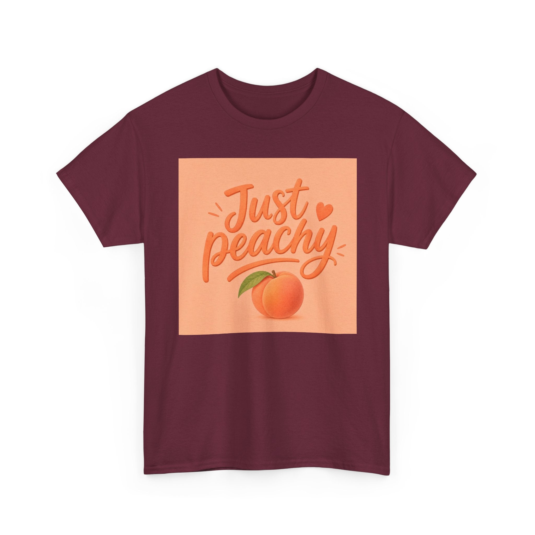 Just Peachy T-Shirt — Cute Peach Graphic Tee