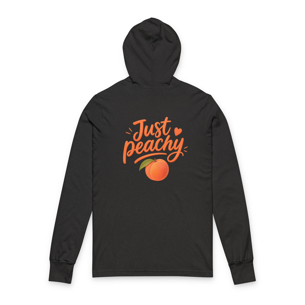 Just Peachy Hooded Long Sleeve Tee